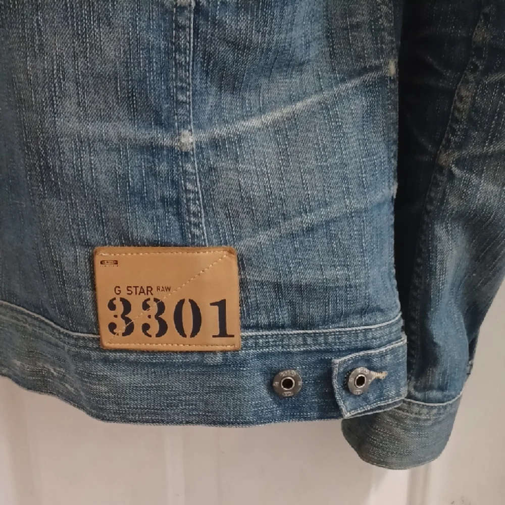 G-Star Raw 3301 Light Blue Hip Hop Classic Denim Jacket, M - Picture 4 of 4